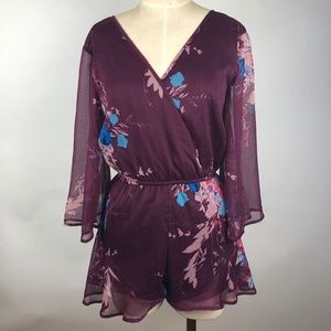 Band of Gypsies Floral Bouquet Romper